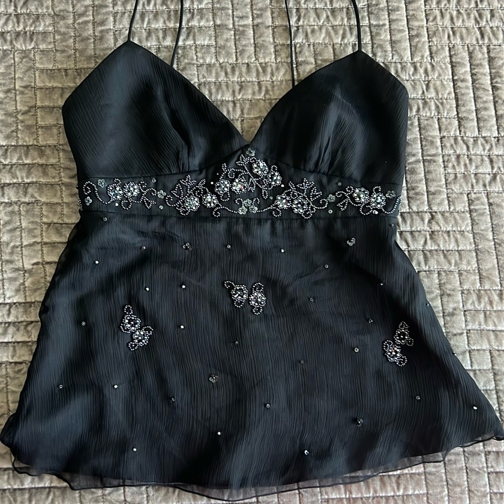 Embroidery camisole top by Laundry by Shelli Segal. Size Small.